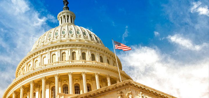 US Capitol building; federal labor news concept