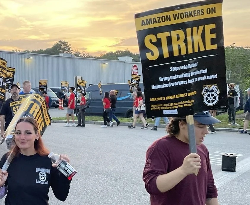 Teamster strike at Amazon